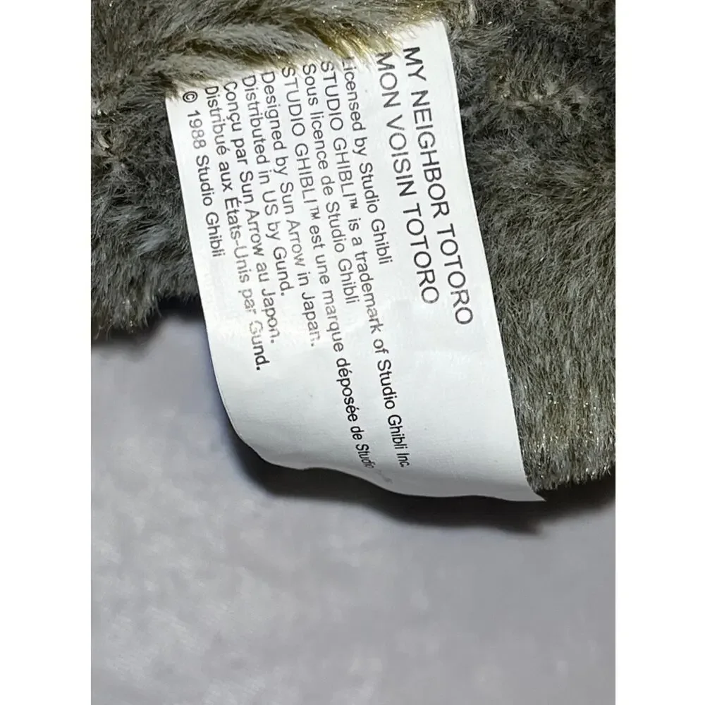 Studio Ghibli My Neighbor Totoro Gray Plush Stuffed Animal Toy 4